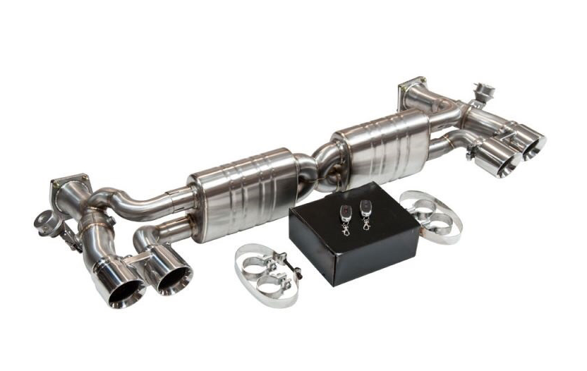 Zinram Porsche 911 991 Turbo Klappenanlage Edelstahl günstig