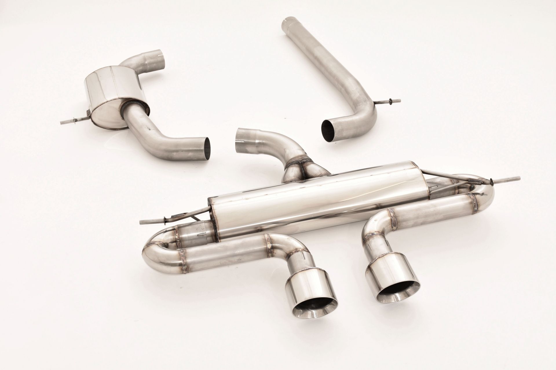 Friedrich Motorsport Duplexanlage 76mm Edelstahl Foto