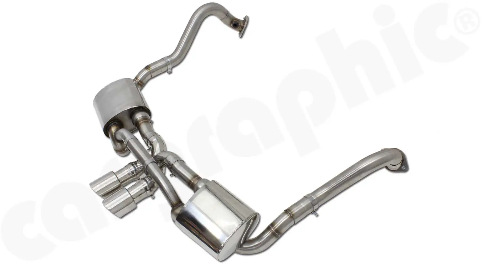 CARGRAPHIC CUP-X Endschalldämpfer für Porsche 981 Foto