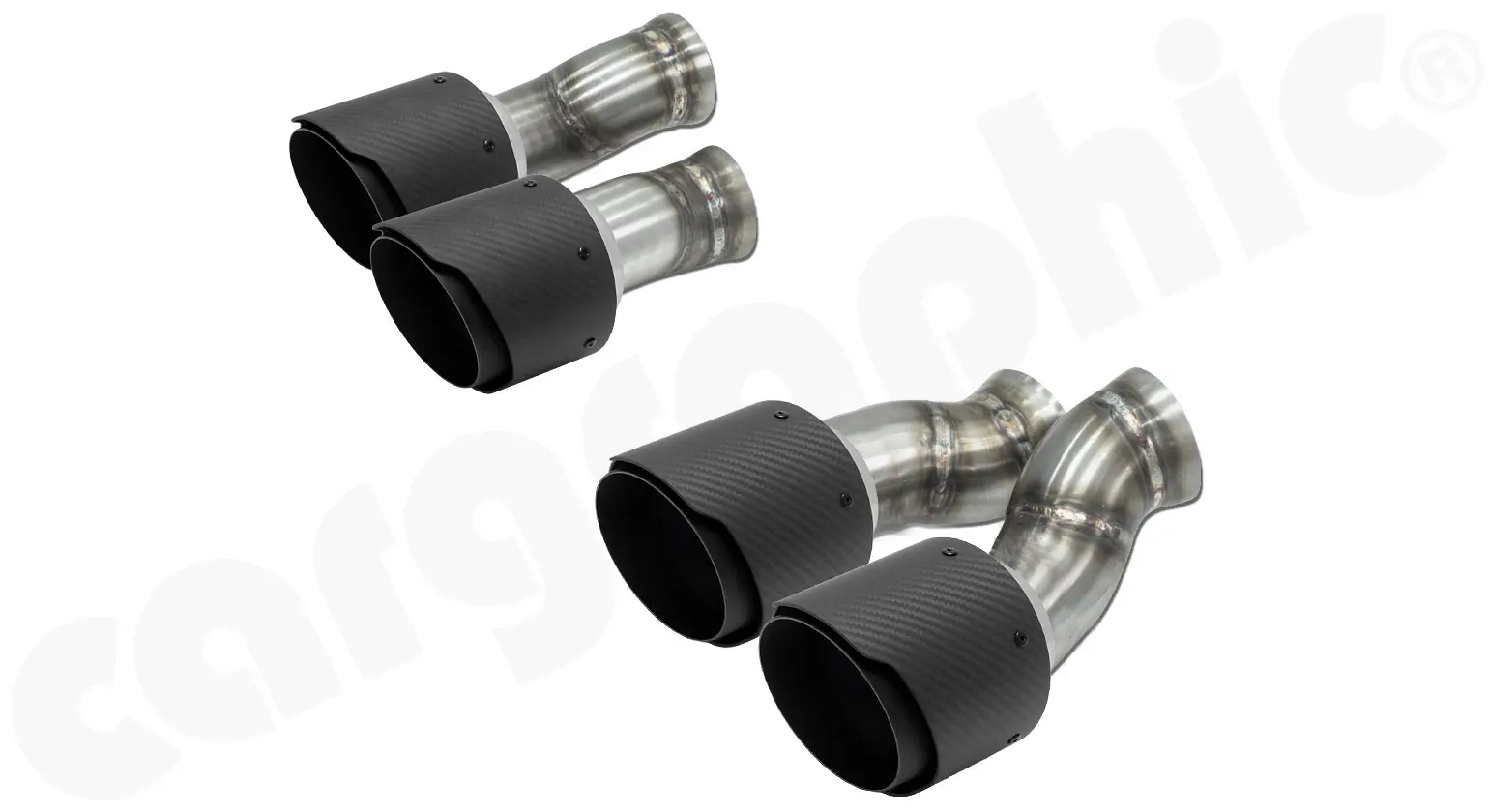 CARGRAPHIC Doppelendrohrsatz für Porsche Panamera 970.2 Bild