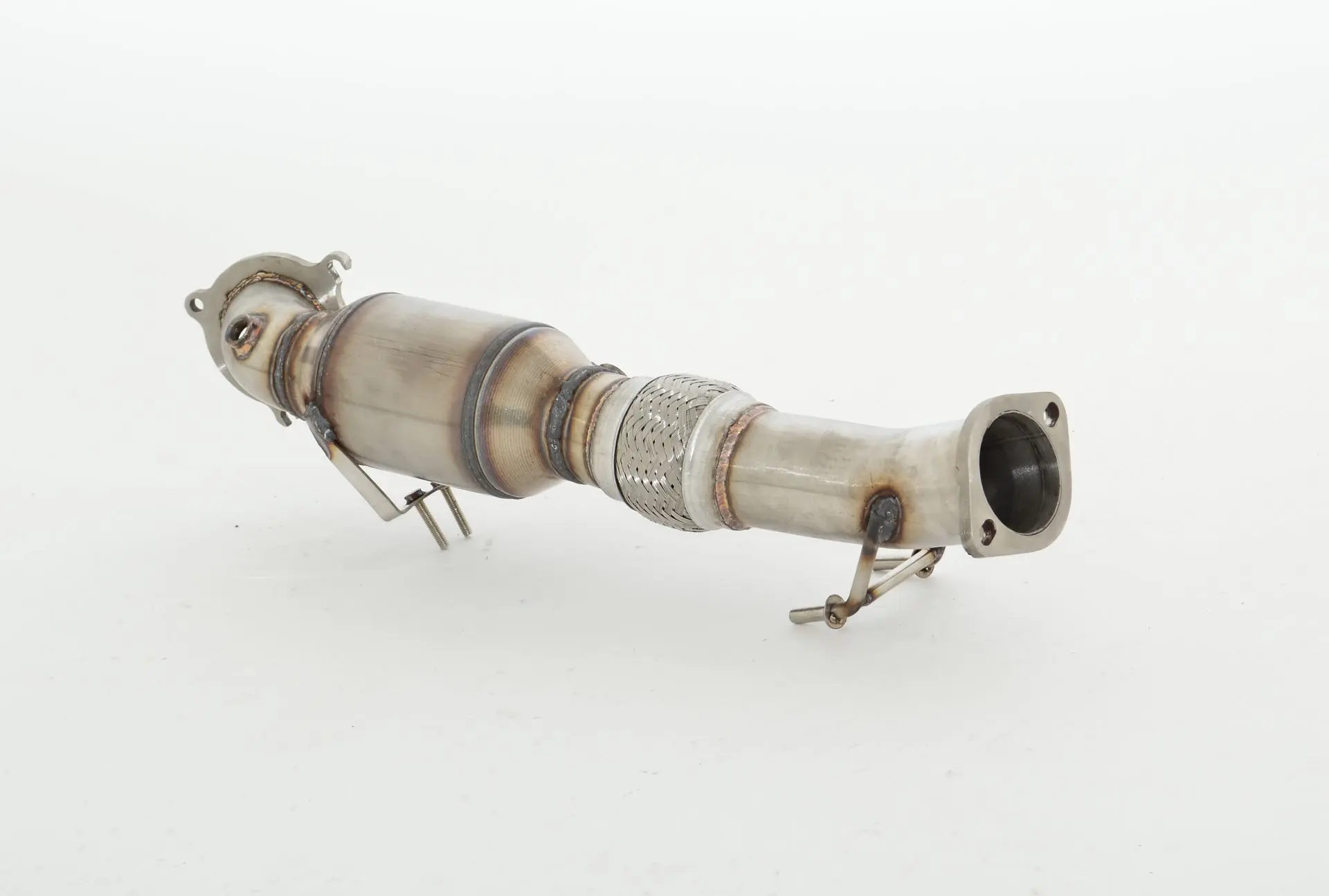 Friedrich Motorsport 76mm Downpipe mit 200 Zellen HJS Sport-Kat. Edelstahl