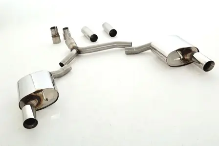  Friedrich Motorsport 76mm Duplex-Sportendschalldämpfer Edelstahl