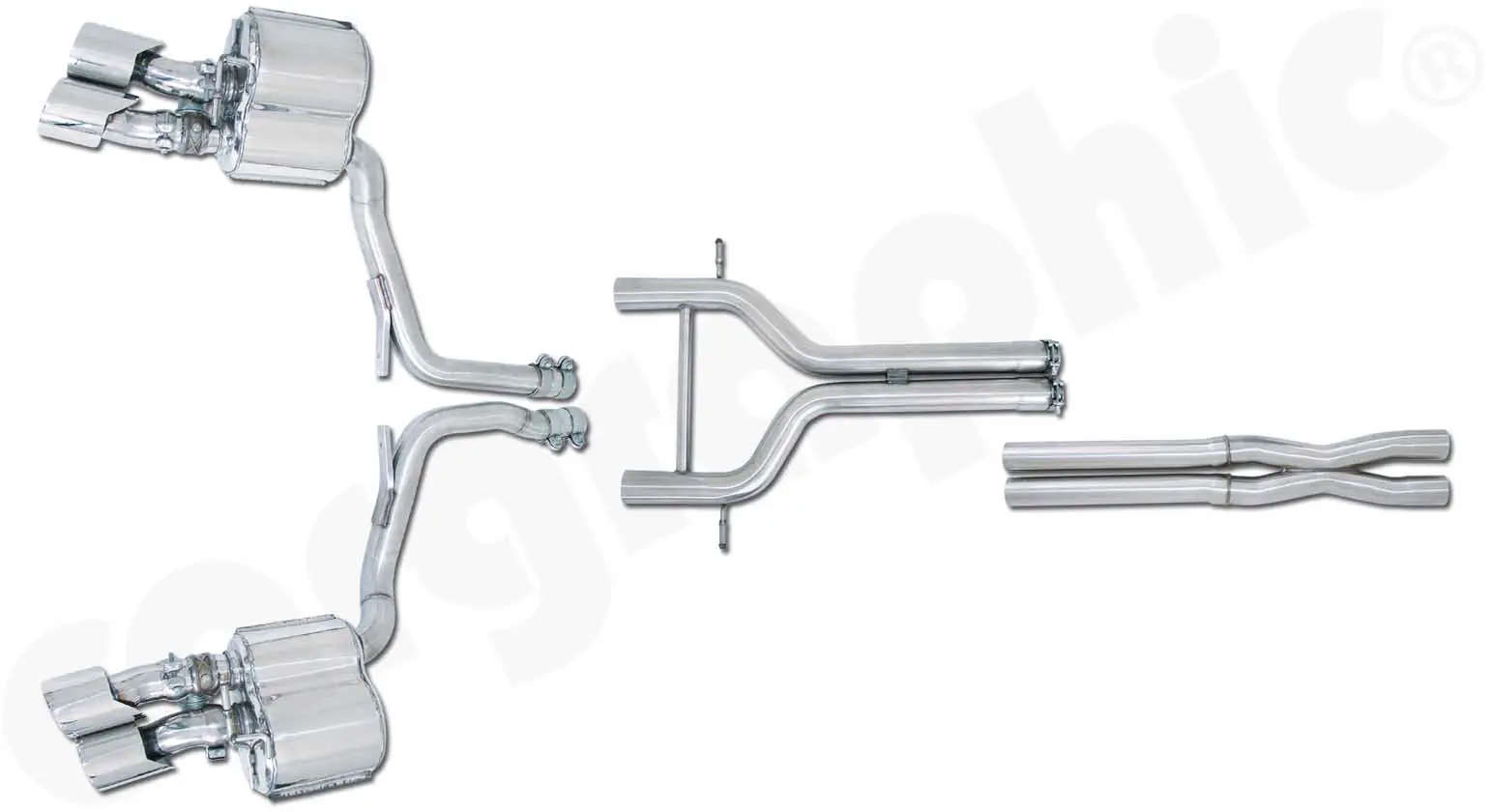 CARGRAPHIC Sportauspuff für Porsche Panamera 970 