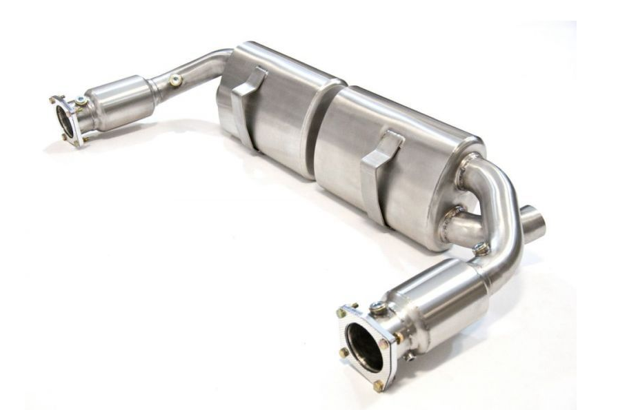 Zinram Porsche 911 996 Turbo S Edelstahl Abgasanlage kaufen