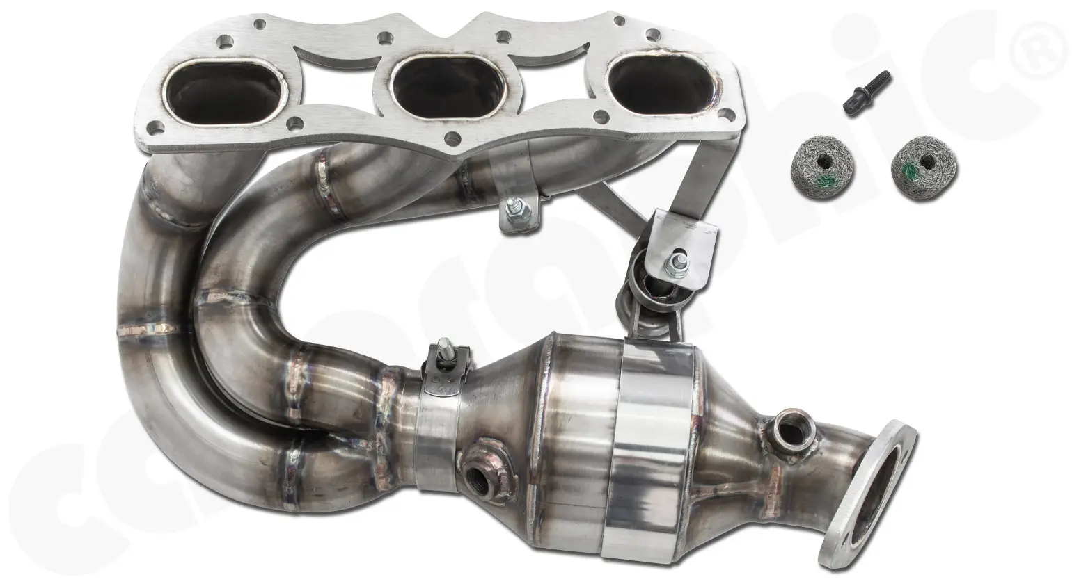 CARGRAPHIC Fächerkrümmer für Porsche 981 Details