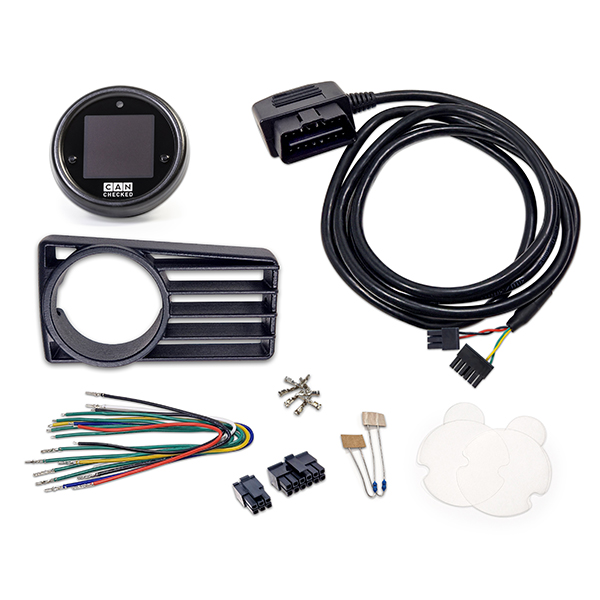 CANchecked Daten-Display VW Golf MK3 LHD MFD15 Gen2