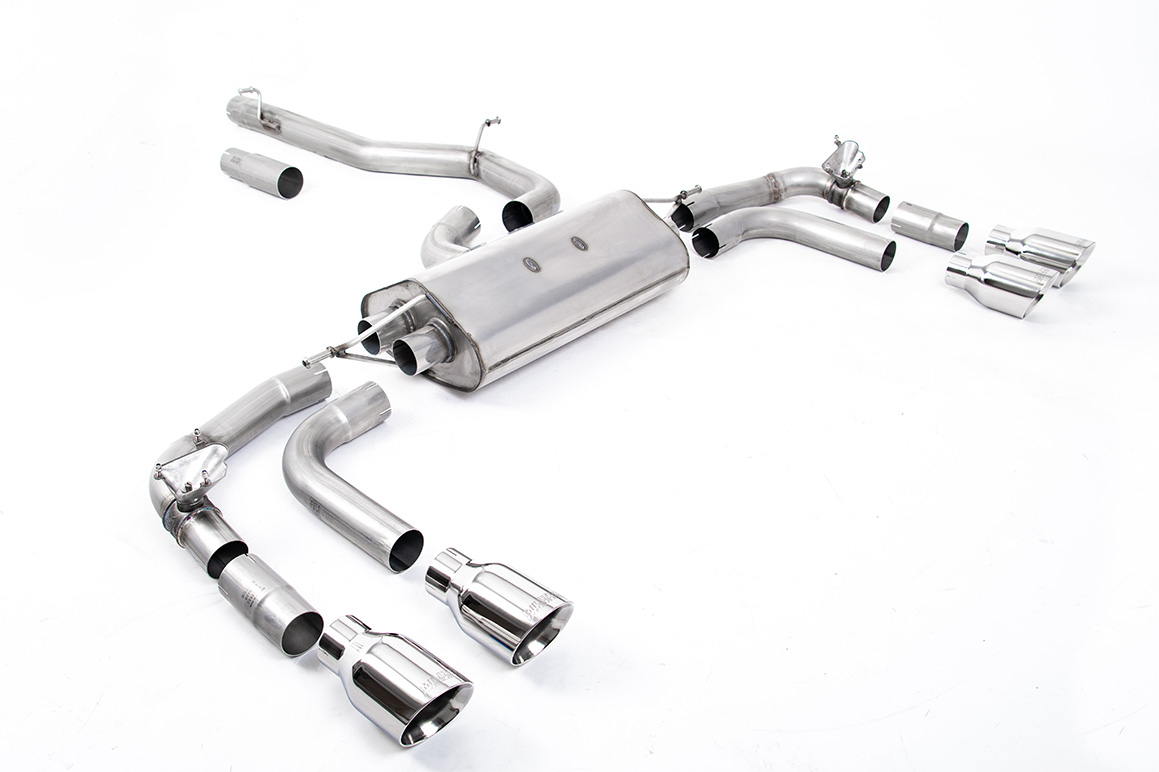 Milltek Komplettanlage (non-resonated) für VW Tiguan R 320PS