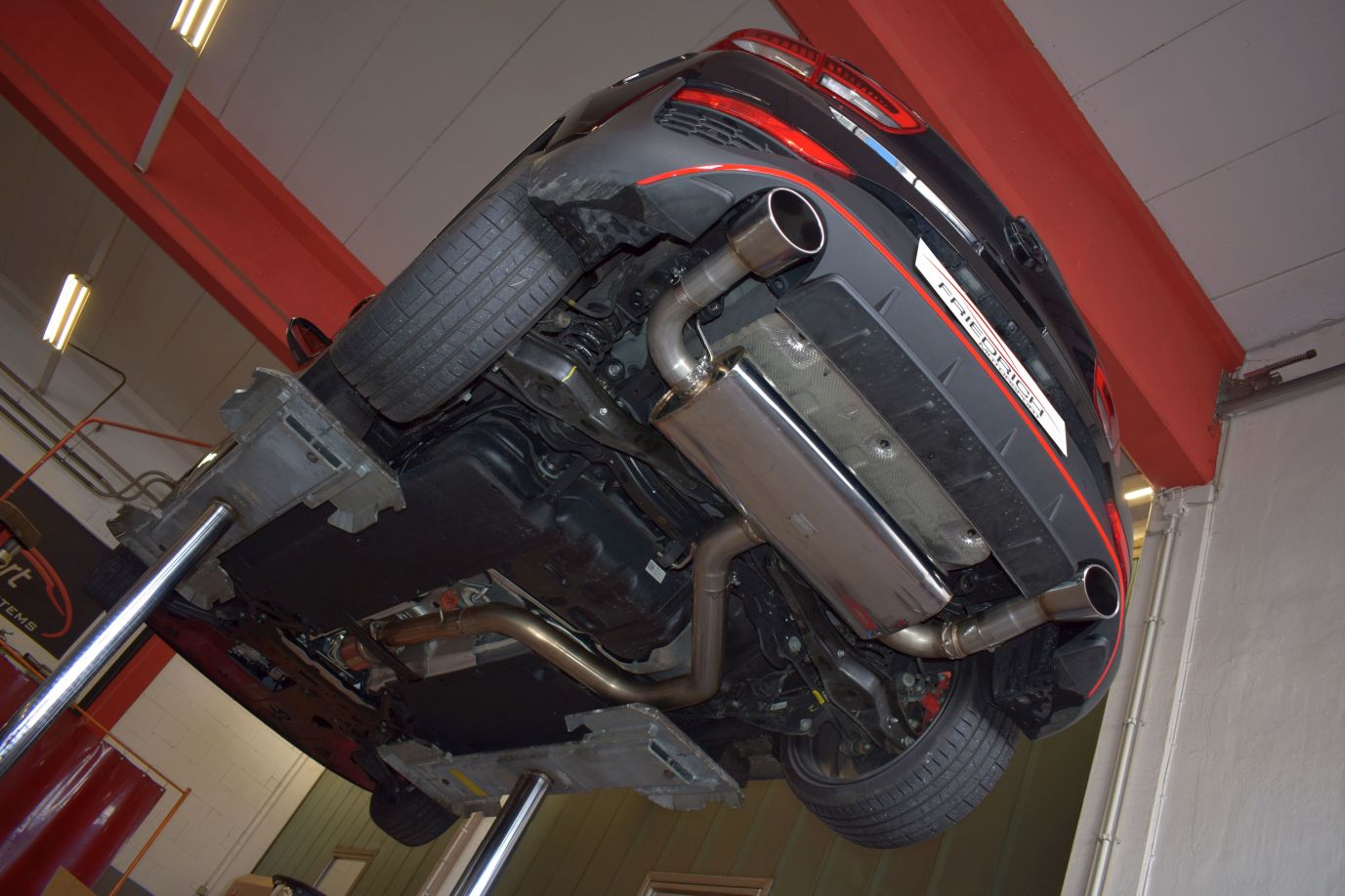 Friedrich Motorsport 90mm Duplex-Anlage Hyundai i30 PDE 130mm-Endrohre
