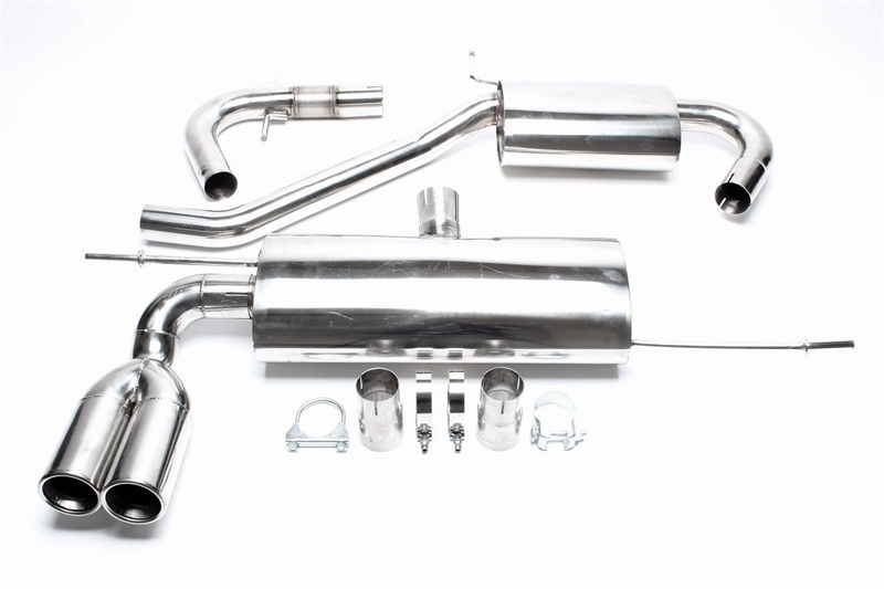 TA Technix Auspuff 2x76mm für Audi A3 8P & Golf V Foto