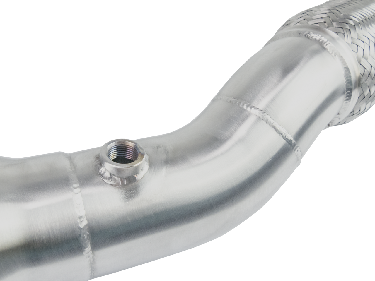 Bull-X Downpipe 3,5 Zoll VAG 1.8T Frontantrieb Foto