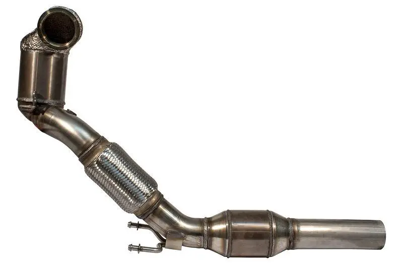 HJS 76mm ECE Downpipe für VW Polo AW GTI