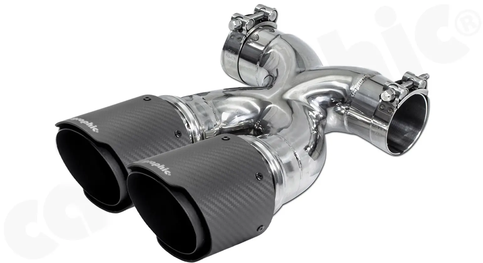 CARGRAPHIC Sport Endrohr für Porsche 718 