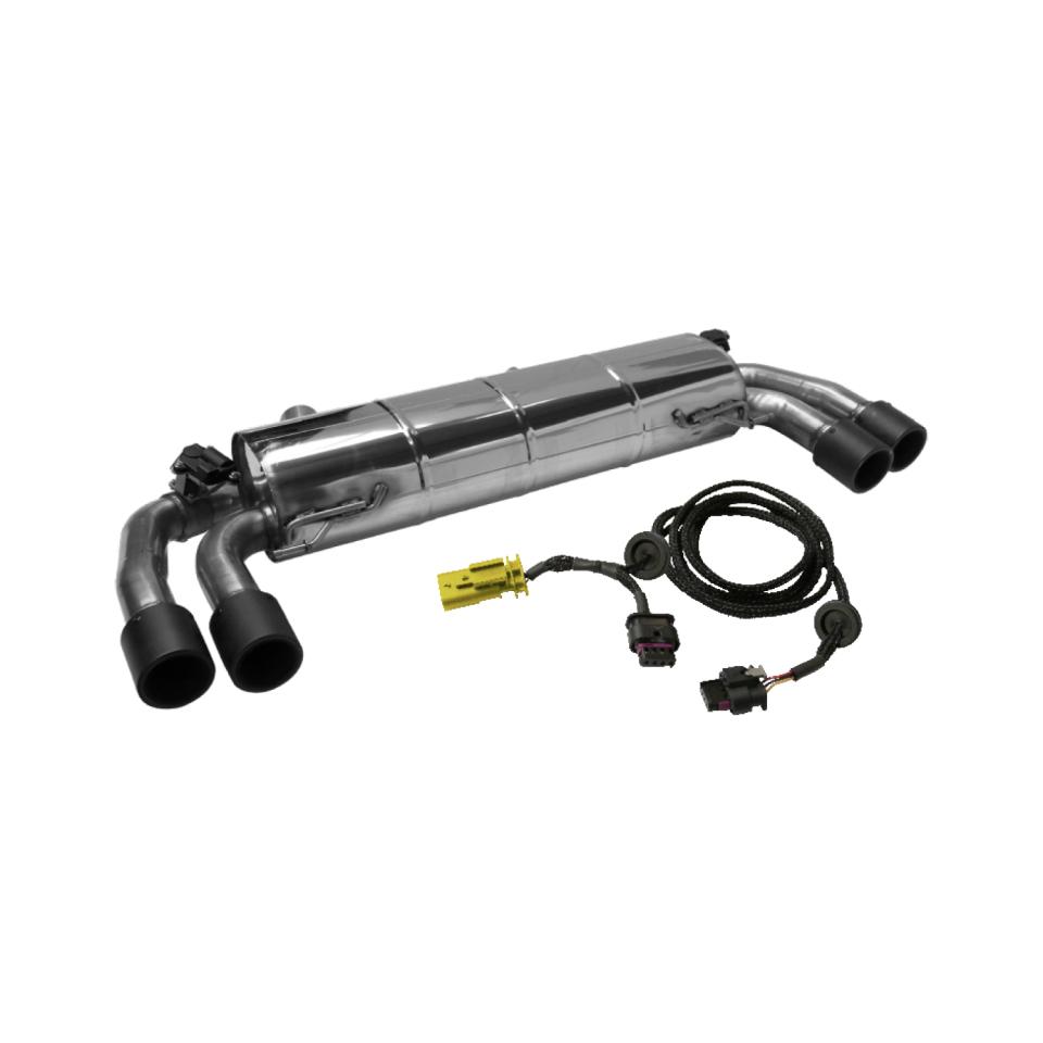 Bastuck Sportauspuff für BMW M340i xDrive Typ G20 (Limousine) nur OPF 2x 2x90mm Carbon, Race-Look