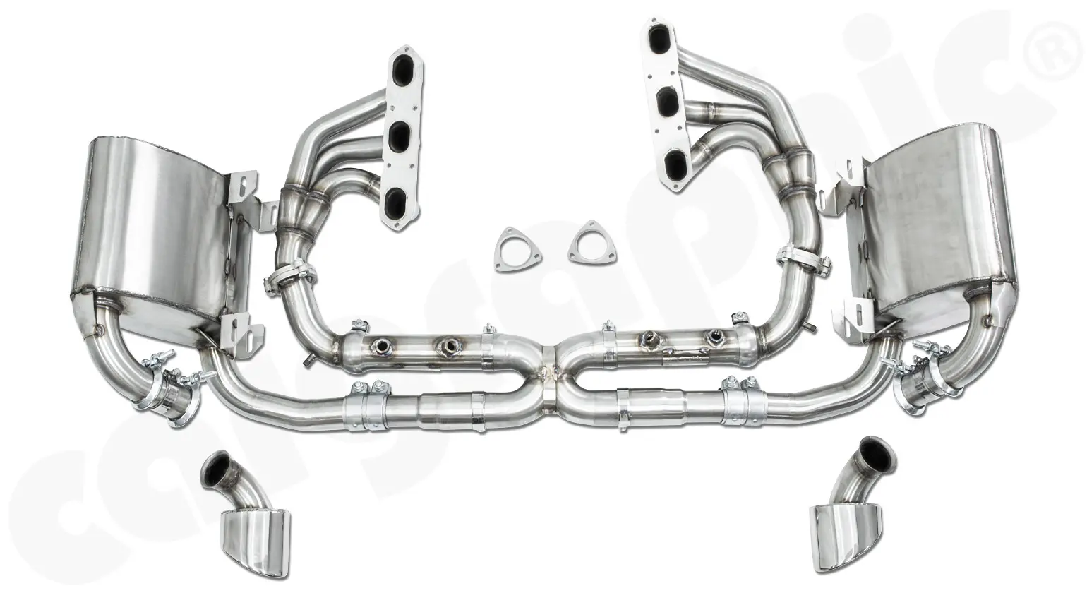 CARGRAPHIC Sportabgasanlage für Porsche 996 3.4l Foto