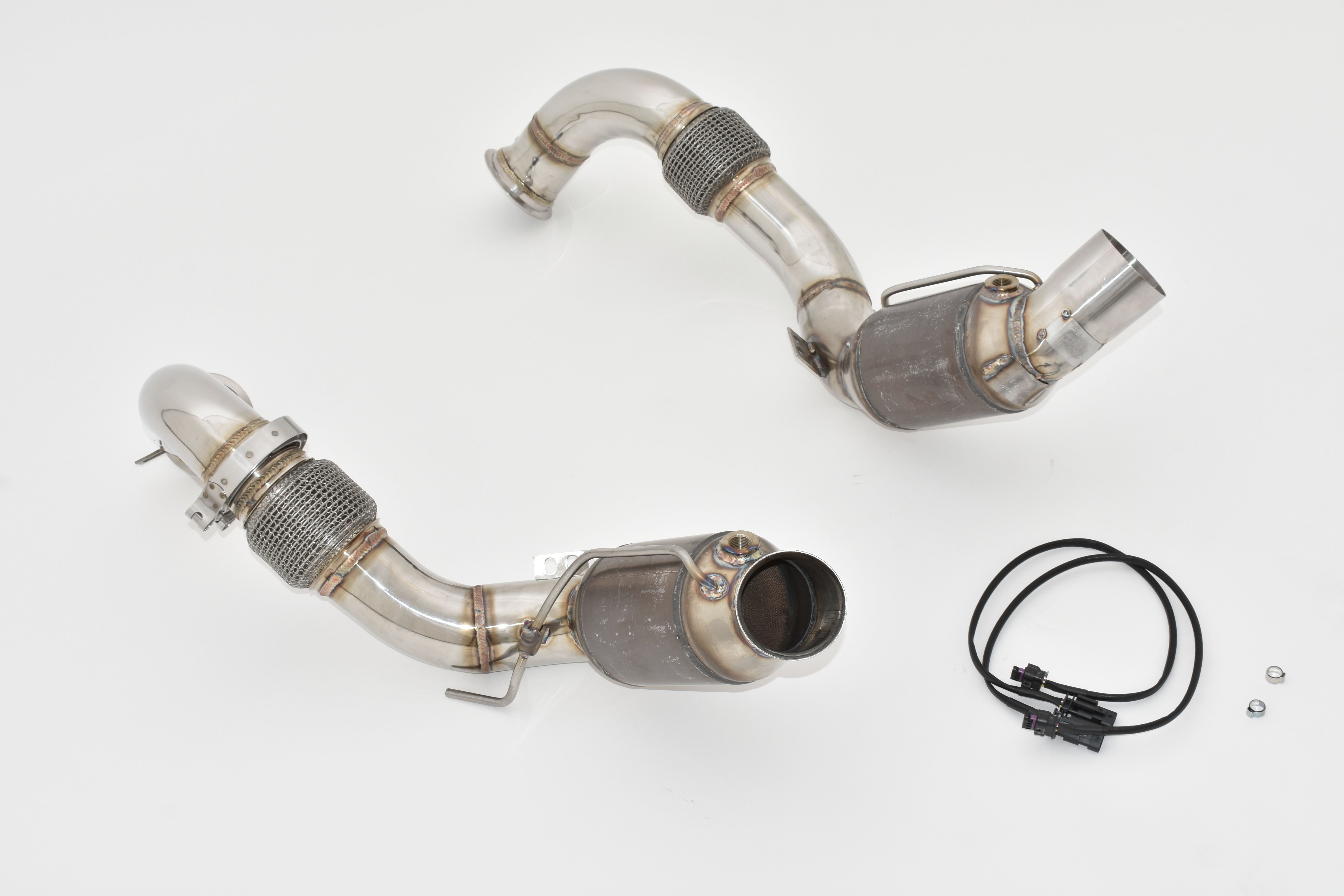 Friedrich Motorsport 76mm Downpipe-Satz mit 200 Zellen Sport-Kat. Edelstahl  Friedrich Motorsport 76mm Downpipe mit Sportkat kaufen