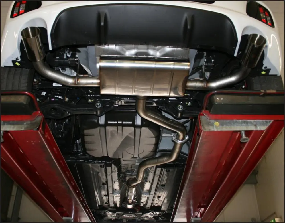 Bastuck Sportauspuff Kia Cee'd JD 2x 1x100mm RaceBild