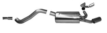 Bastuck Sportauspuff Renault Clio IV R 2x 110x70mm