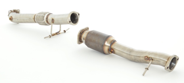 Friedrich Motorsport 76mm Downpipe mit 200 Zellen HJS Sport-Kat. Ford Focus II DA3 ST