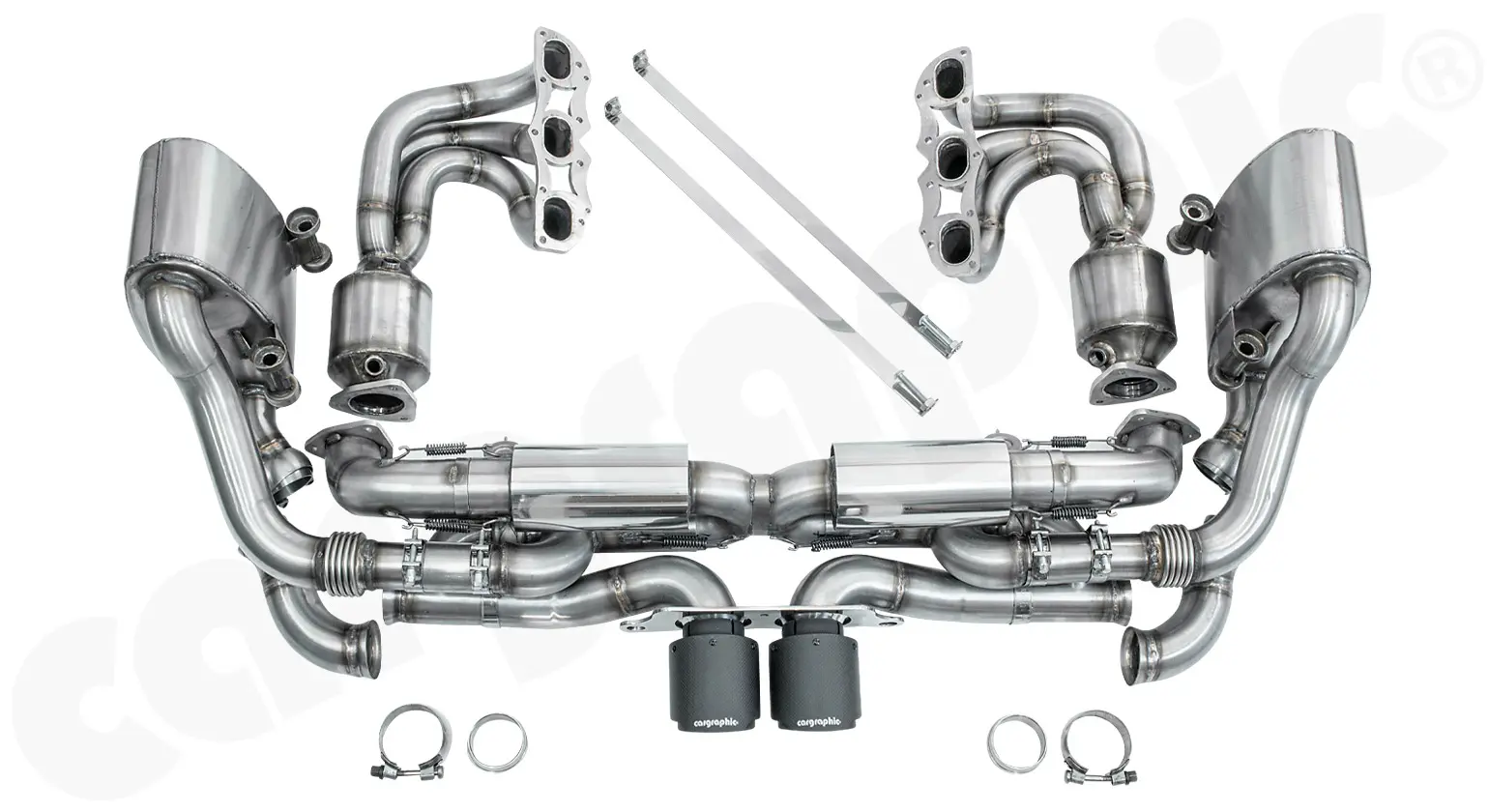 CARGRAPHIC Sportauspuff GT3 Look für Porsche 991 günstig