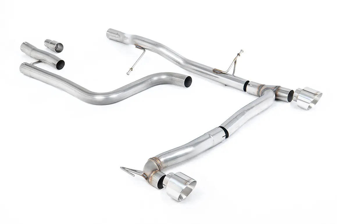 Milltek Komplettanlage (non-resonated) für Ford Fiesta MK8 1.0T EcoBoost ST-Line mit OPF 155PS (Maxton-Heck)