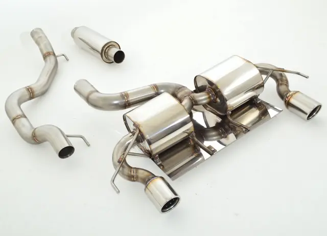 Friedrich Motorsport 76mm Duplex-Anlage Edelstahl