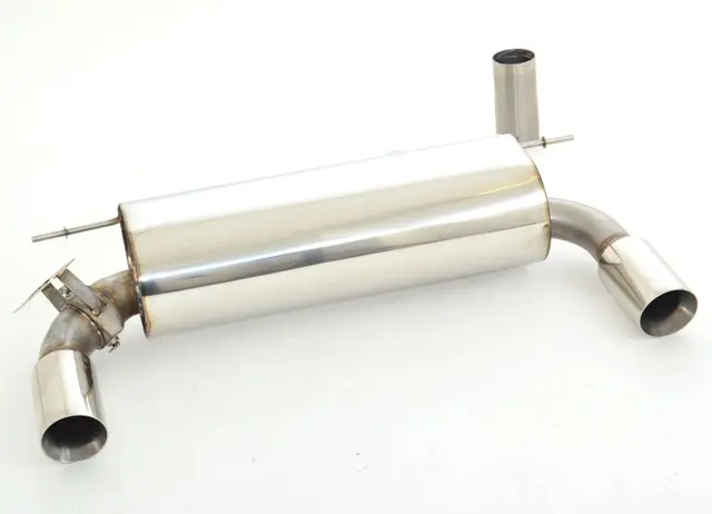 Friedrich Motorsport 76mm Duplex-Sportendschalldämpfer Edelstahl 