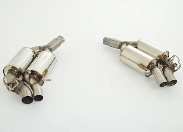 Friedrich Motorsport 2x76mm Duplex-Sportendschalldämpfer Edelstahl