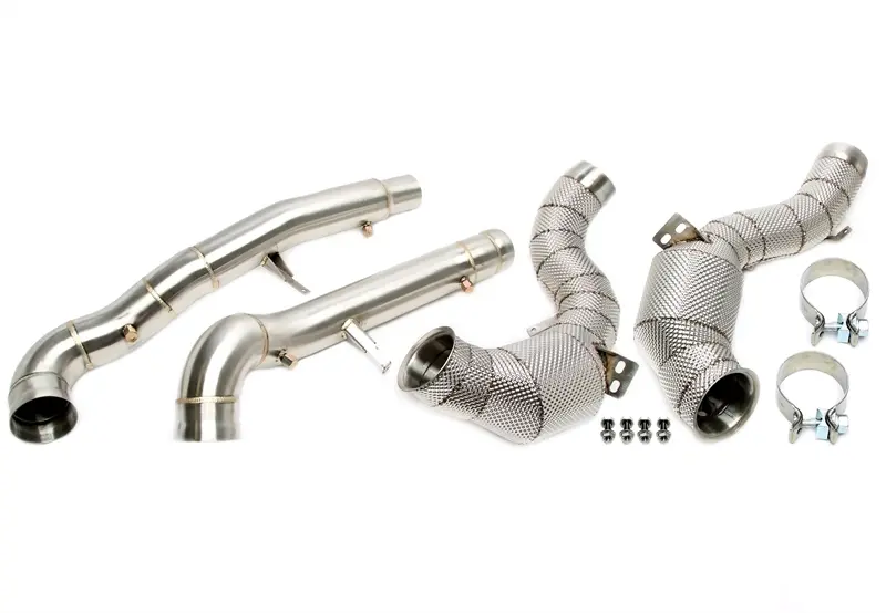 TA Technix Downpipe mit Hitzeschild und Katalysator passend für Mercedes-​Benz AMG GT GTS/GTC/GTR C190/R190 - Motorcode M178