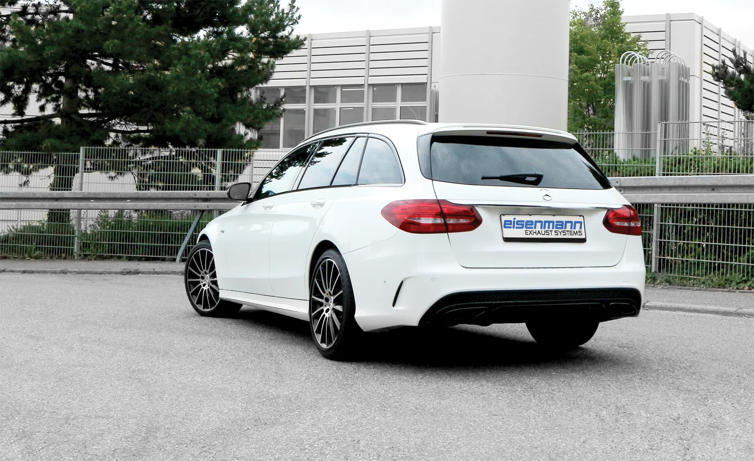 Eisenmann Endschalldämpfer für Mercedes-Benz C43 AMG EG-Gutachten
