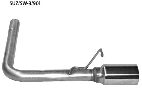 Bastuck Sportauspuff Suzuki Swift IV MZ 2x90mm Bild