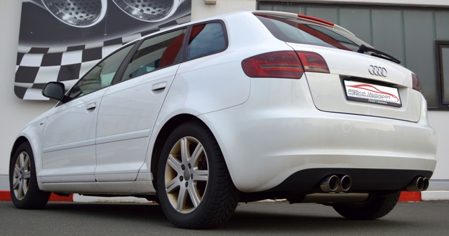 Friedrich Motorsport Duplex Endschalldämpfer Audi A3