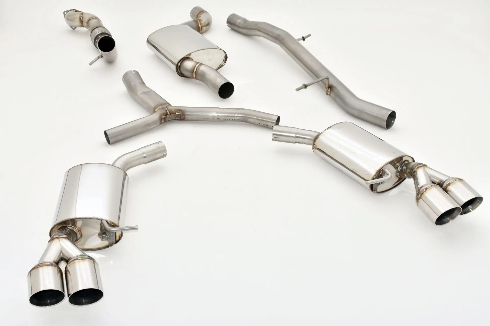 Friedrich Motorsport 76mm Duplex-Anlage Audi A5 B9 (F5/B8) Sportback