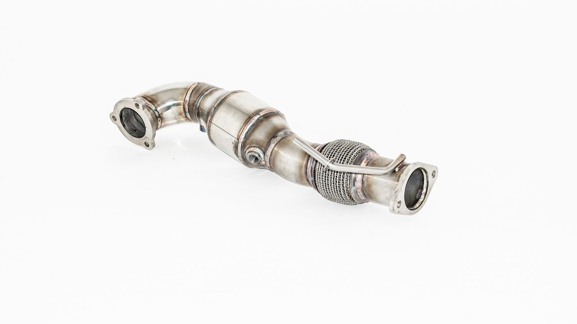 Friedrich Motorsport 76mm Downpipe mit Sport-Kat. Edelstahl 