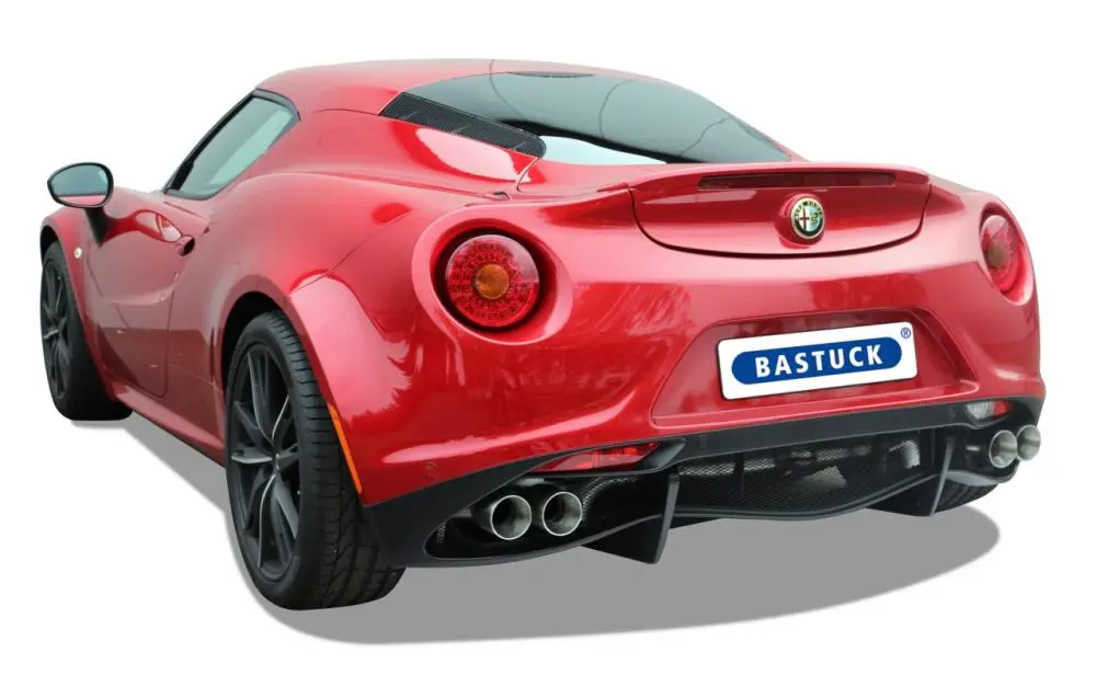 Bastuck Sportauspuff Alfa Romeo 4C Race-Look