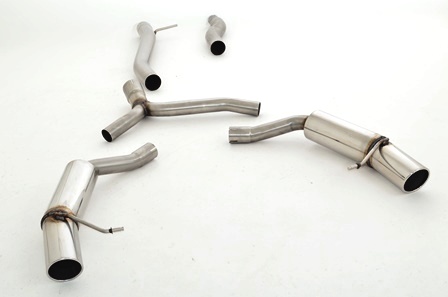 Friedrich Motorsport 76mm Duplex-Anlage Edelstahl V6-Heck