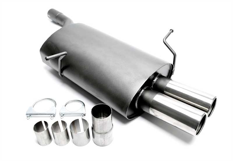 TA Technix Sportendschalldämpfer 2x76mm passend für BMW 3er Serie E46 Limousine, -​Coupe, -​Cabriolet, -​Touring TA Technix Sportendschalldämpfer für BMW E46 kaufen