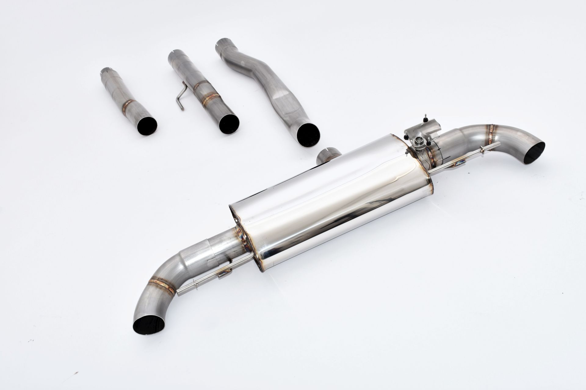 Friedrich Motorsport 76mm Duplex-Anlage Mercedes W177 A-Klasse Frontantrieb und 4MATIC AMG-Heck