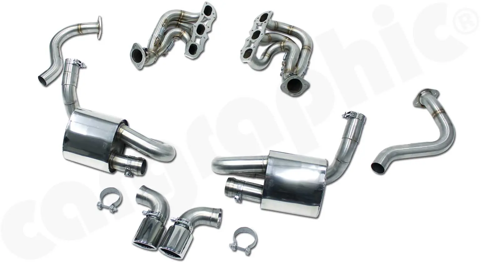 CARGRAPHIC Abgasanlage für Porsche 981 