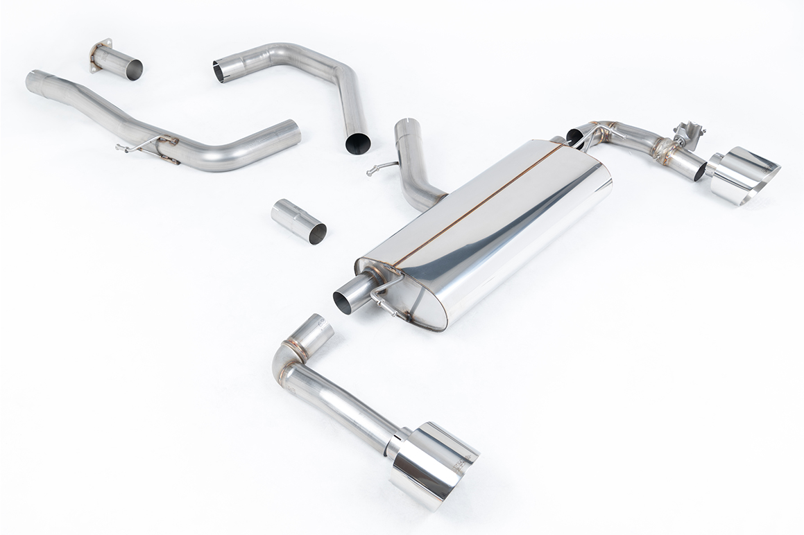 Milltek Komplettanlage ECE 139mm Endrohre für Hyundai I30 N Performance Facelift 280PS