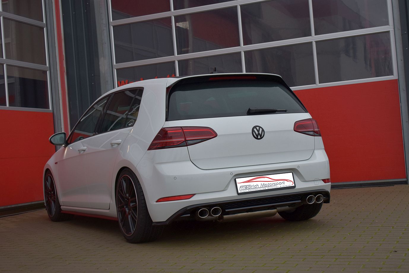 Friedrich Motorsport Duplex Sportendschalldämpfer VW Golf VII 