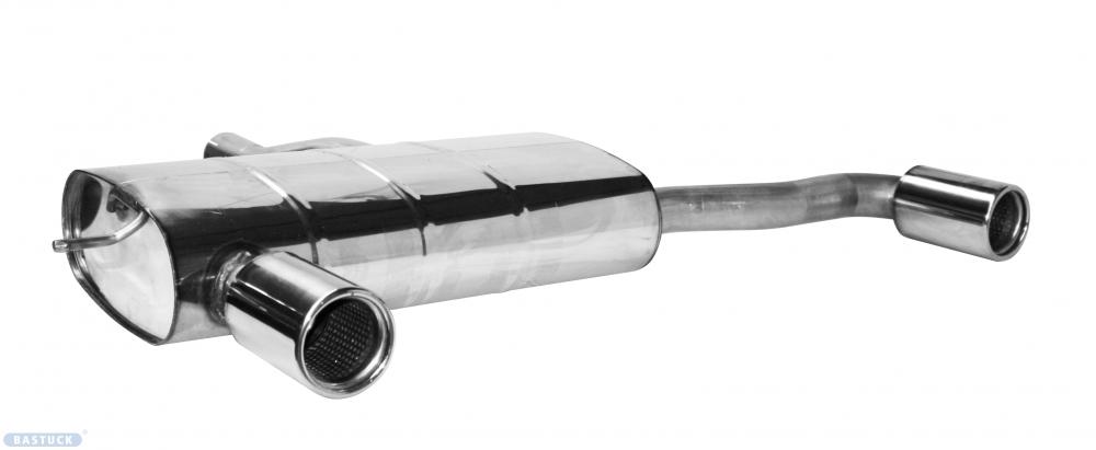 Bastuck Sportauspuff für Mini F56 Typ FML2 (3-Türer Limousine) 2x 1x90mm, gerade