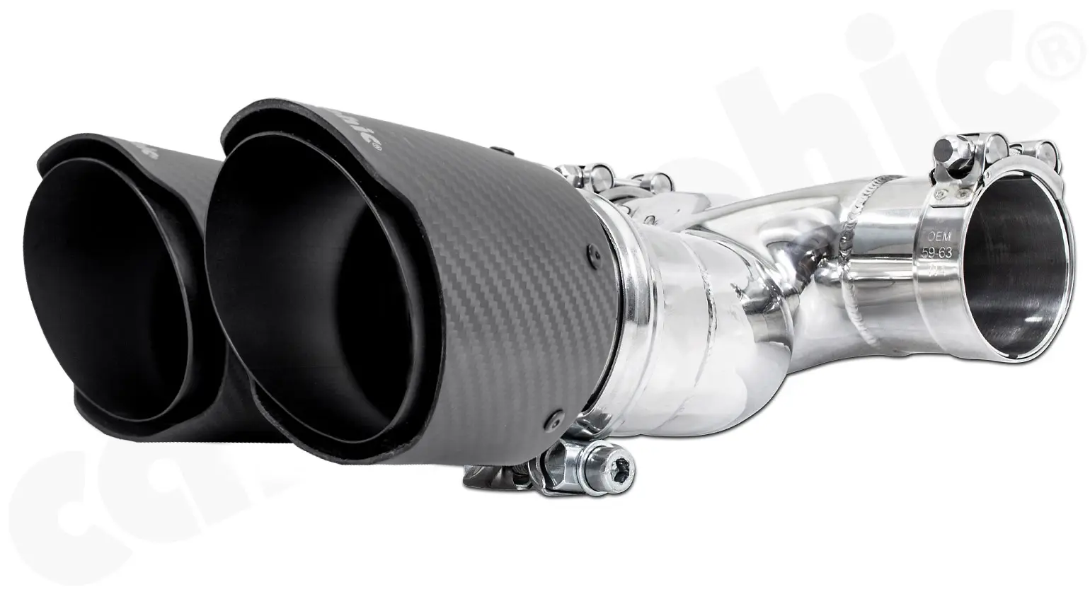 CARGRAPHIC Sport Endrohr für Porsche 718 Foto