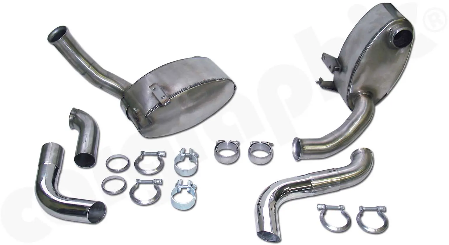 CARGRAPHIC Motorsport Endschalldämpfer Porsche 996