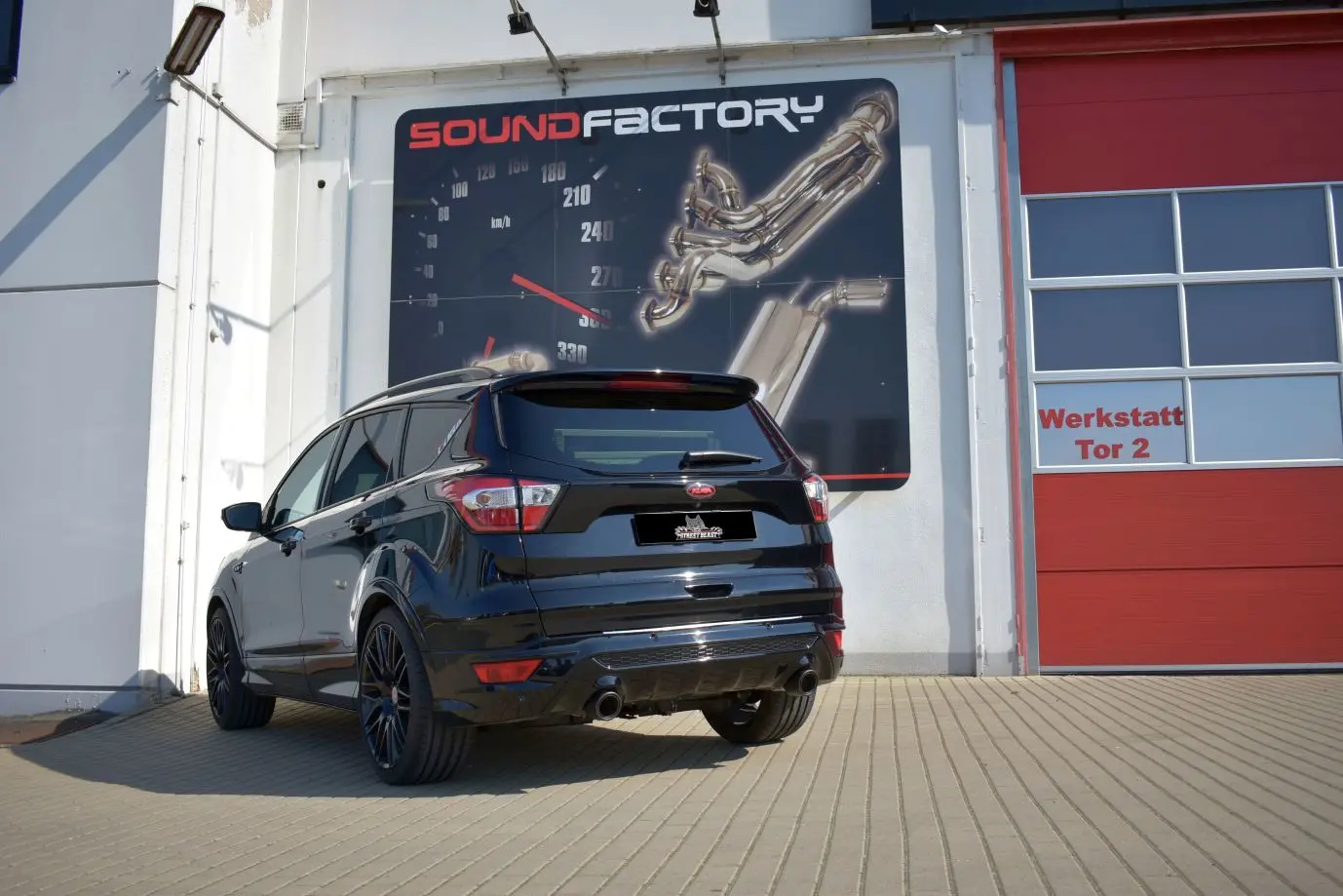 StreetBeast 76mm Duplex-Anlage Ford Kuga II Foto