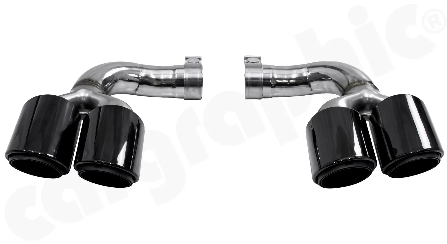 CARGRAPHIC Endrohrsatz für Porsche Cayenne 3 