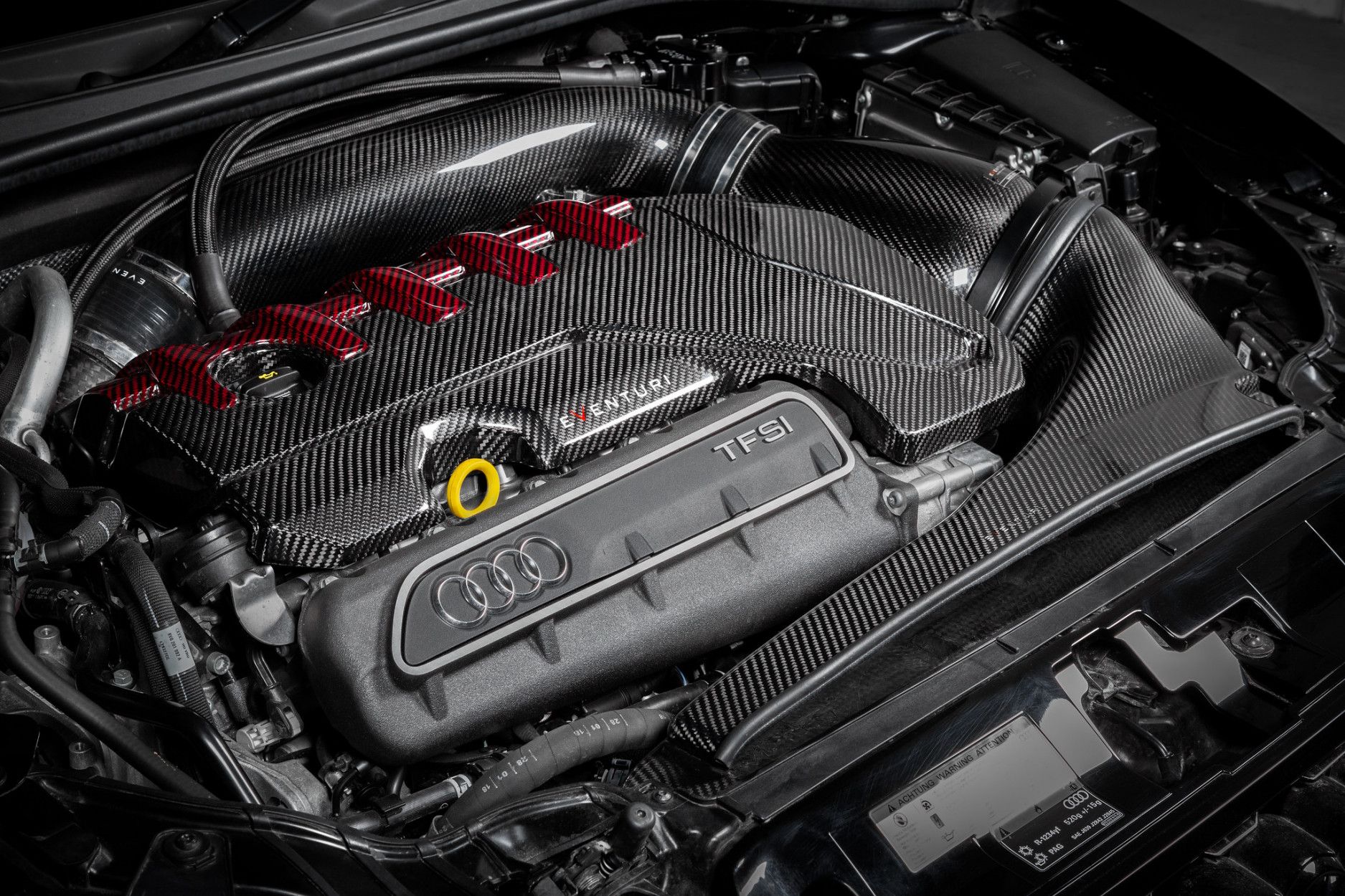 Eventuri Carbon Motorabdeckung für Audi RS3 & TTRS Foto