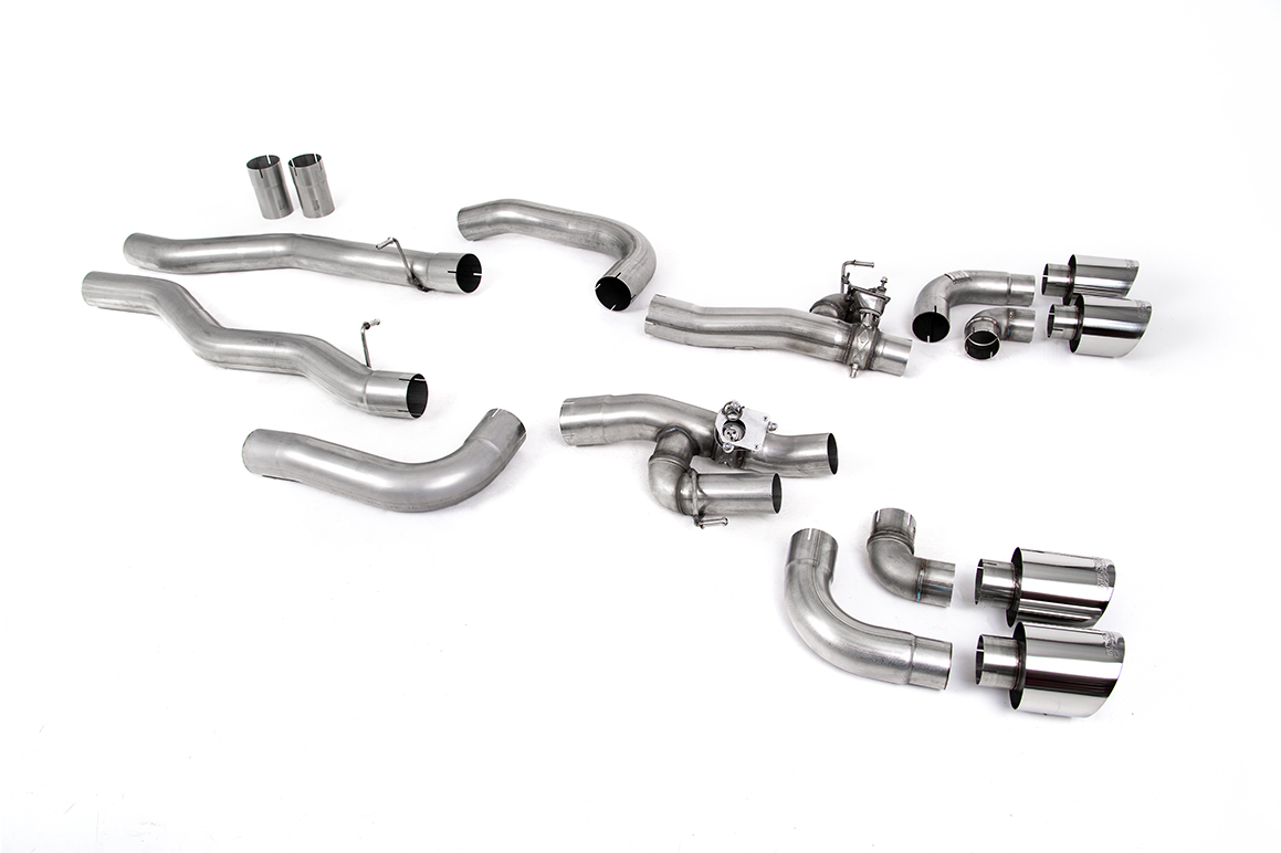 Milltek Komplettanlage (non-resonated) für BMW M8 F91 F92 F93 mit OPF