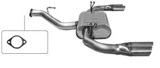 Bastuck Sportauspuff für Kia Pro Cee'd JD 