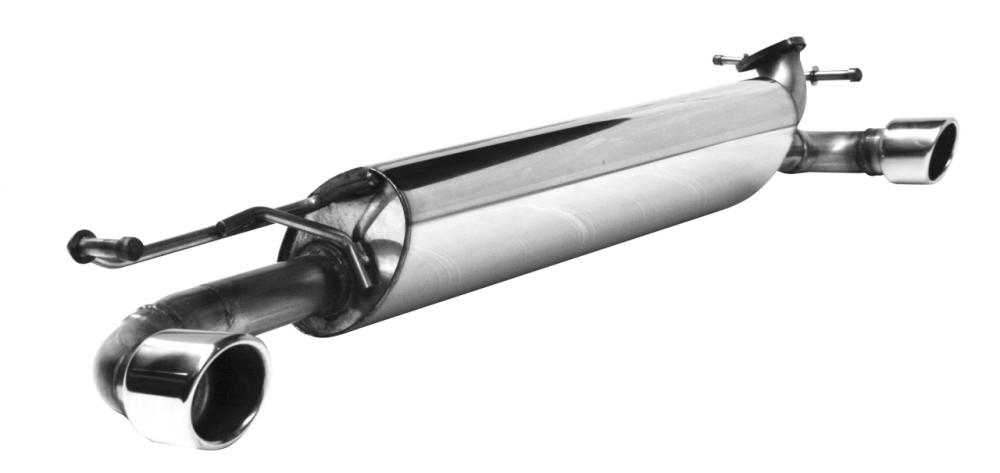 Bastuck Sportauspuff für Smart fortwo Coupe III (14-) (453) 2x 1x76mm, 20° schräg geschnitten mit Lippe