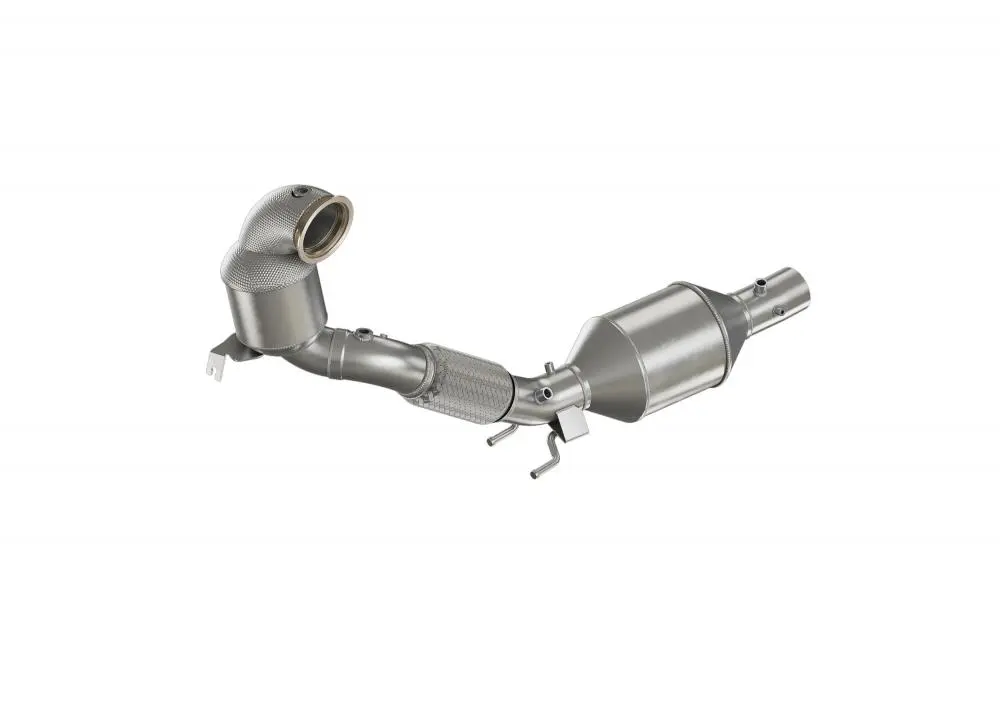 HJS 76mm ECE Downpipe für VAG 2.0 mit OPF